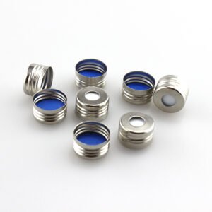 18mm Silver Magnetic Screw Top Cap with Septa 18MM magnetic CAP