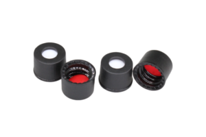 8mm Screw Cap with Septa, 8-425 8 425 black cap1
