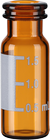 11mm Snap Top Vials,1.5-2ml 2ml snap amber graduated vial
