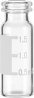 11mm Snap Top Vials,1.5-2ml 2ml snap clear graduated vial