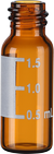 8mm Screw Top Vials,1.5-2ml, 8-425 8 425 amber graduated vial