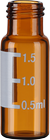 9mm Screw Top Vials,1.5-2ml, 9-425 9 425 amber graduated vial